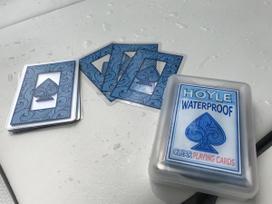 Bicycle Hoyle skaidrios plastikinės kortos