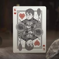 Harry Potter Hufflepuff Geltonos Theory11 žaidimo kortos