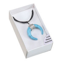 Turquoise Magnesite amuletas pakabukas Lo Scarabeo