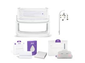 SnuzPod4 Bedside Crib Starter Bundle White