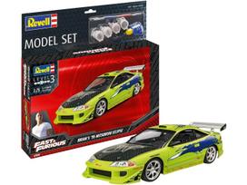 Revell - Set Fast & Furious Brian's 1995 Mitsubishi Eclipse dovanų komplektas, 1/25, 67691