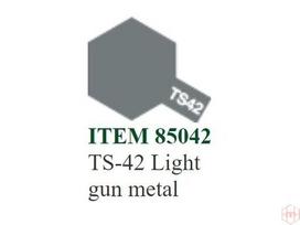 Tamiya - Purškiami dažai TS-42 Light gun metal, 100ml