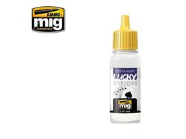 AMMO MIG - ULTRA-MATT LUCKY VARNISH ypač matinis akrilinis lakas, 17ml,2054