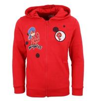 Megztinis mergaitėms Miraculous Ladybug, raudonas