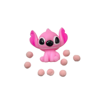 Antistresinis žaislas skvišas / squishy Lilo - Stitch - rožinis