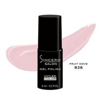Gelinis nagų lakas "Sincero Salon", 6ml, FRUIT DOVE, 838
