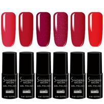 Gelinio nagų lako rinkinys Sincero Salon Mad for Love, 6 vnt. x 6 ml