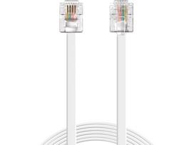 Sandberg 500-60 RJ11–RJ11 telefono laidas, 1,8 m, 6P4C