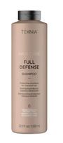 Apsauginis šampūnas plaukams Lakme Teknia Full Defense Shampoo LAK44911, žalingo aplinkos poveikio paveiktiems plaukams, 1000 ml