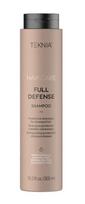 Apsauginis šampūnas plaukams Lakme Teknia Full Defense Shampoo LAK44912, žalingo aplinkos poveikio paveiktiems plaukams, 300 ml
