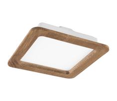 LED įleidžiamas lubinis šviestuvas WOODY SPOT LED/17W/230V 3000K graikinis riešutas 18,5x18,5 cm
