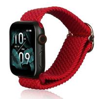 Beline Apple Watch strap, textile, 42/44/45/49mm, red
