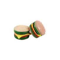 Žaislas šuniui guminis burgeris, 4.5x8cm, Pakuotė 1 vnt.