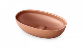 Akmens masės praustuvas Paa BELLA 65x39 cm glossy clay