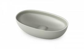 Akmens masės praustuvas Paa BELLA 65x39 cm glossy fog