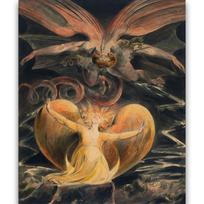 Reprodukcija „Didysis raudonasis drakonas ir moteris, apsivilkusi saulę“, William Blake