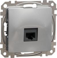 1xRJ45 data socket CAT5E STP aluminium Sedna Design SDD113461 | 3606481466808