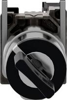 Complete selector switch Ø22 2-position stay put 1NO Ronis 455. range of product: Harmony XB4 - device short name: XB4 - fixing collar material: zamak - mounting diameter: 22 mm - shape of signaling unit head: round - contacts operation: slow-break - XB4BG21 | 3389110887136