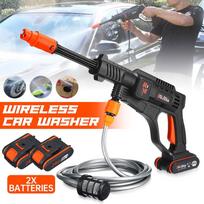 22 000 mAh 70 BAR aukšto slėgio automobilių plovimo mašina, savaime užsipildanti, palaikoma 80 min. plovimo Wreless automobilių plovimo vandens pistoletas su 220 V ličio jonų baterija 12V 1*Battery