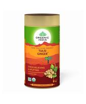 Arbata su Tulsi ir imbieru (100 g), Tulsi imbieras, ekologiška Indija