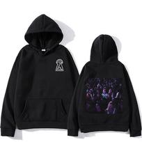Lil Uzi Vert Naujas Albumas Etemal Atake 2 Megztinis Raperis Hip Hop Naujas Dizainas Gobtuvai Unisex Aukštos Gatvės Megztiniai Tamsus Stilius Madingas Gobtuvas XS juoda