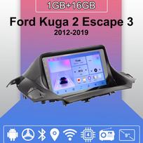 Automobilio radijas Android Auto Carplay, skirtas Ford Kuga 2 Escape 3 2012-2019 Multimedijos grotuvo galvos blokas Stereo GPS navigacija BT WIFI 1+16GB 1+16GB