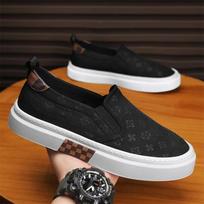 Fashion Shoes For Men's 39-44 Fashion Calico Shoes Comfortable Casual Outdoor Shoes Spring Specials Flat Men's Sneakers 39 white