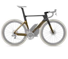 Orbea ORCA AERO OMX Olive Green (Gloss) - Carbon Raw (Matt).