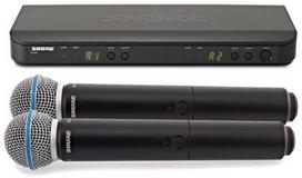 2 bevielių mikrofonų sistema Shure BLX288E/B58-K3E