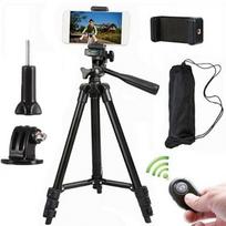 Fotoaparato trikojis Aliuminis Kelioninis trikojis, skirtas GoPro ir kitiems fotoaparatams Telefonams BT nuotolinio valdymo pultas Pridedamas 360 laipsnių juoda