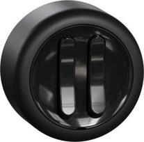2 gang surface mounted switch, black Renova WDE015916 | 3606489504670