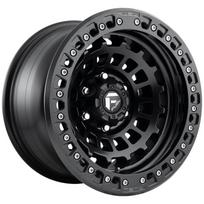 Ratlankis FUEL D101 Zephyr Beadlock R17x9 6x139.7 ET -15 CB 106 (Matte Black) (1133 kg)