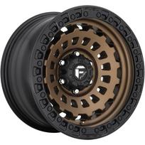 Ratlankis FUEL D634 Zephyr R17x8 5x114.3 ET 38 CB 56.5 (Matte Bronze Black Bead Ring) (725 kg)