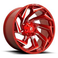 Ratlankis FUEL D754 Reaction R20x9 6x139.7 ET 1 CB 106 (Candy Red Milled) (1133 kg)