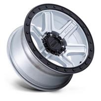 Ratlankis KMC KM551 Outrun R18x9 6x139.7 ET 18 CB 106 (Machined With Gloss Black Lip) (1133 kg)