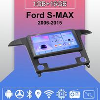 Automobilio radijas Android Auto Carplay, skirtas Ford S-MAX 2006-2015 Multimedijos grotuvo galvos blokas Stereo GPS navigacija BT WIFI 1+16GB 1+16GB