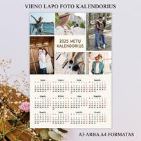 Vieno lapo foto kalendorius (VLK-18)