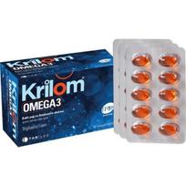 Tab Pharmaceutical Krilom Omega 3 žuvų taukai 50 minkštų kapsulių mėlyna