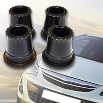 4 vnt. Viršutinio purkštuko tarpinė Vožtuvų dangtelis Automobilio Kuro Dyzelino Purkštuko Viršutinė Tarpinė Pakeisti 97376304 Astra H MK5 MK6 Corsa Mokka CHINA black