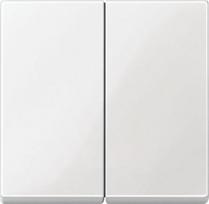 !!! EOL !!! Dvigubas klavišas, baltas Merten System M MTN432519 | 3606485094724
