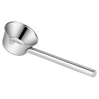 Nerūdijančio plieno šaukštas vandens samtis virtuvės semtukas ilga rankena makaronų buitinis sidabrinis sriubos daugiafunkcis kūdikio 45.00X12.00X6.30CM white