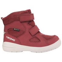 Viking žieminiai batai vaikams Fun Warm GTX 2V su GORE-TEX - Dark Pink