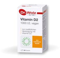 Dr. Wolz Vitamin D2 1000 I.E. vegan, 60 kapsulių