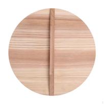 Puodas su mediniu dangčiu, apvalus wok dangtis virtuvės reikmenims 20cm