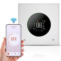 Išmanusis termostatas namams Vanduo Elektra Šildymas Vanduo Dujinis Boileris WiFi AC Termostatas su Water/gas boiler balta