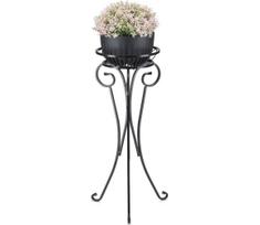 Gėlių stovas 74x34 cm juoda