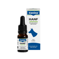 CANINA CBD kanapių lašai šunims 10ml