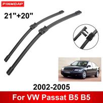Automobilio valytuvas VW Passat B5 B5 2002-2005 21  + 20  Priekiniai valytuvai Šepečiai Pjovimo priedai 2002 2003 2004 2005 m. juoda