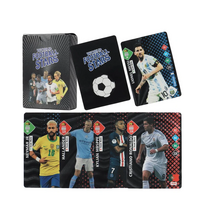 Juodos futbolo kortelės - World Football Stars (Black Edition), 55vnt.