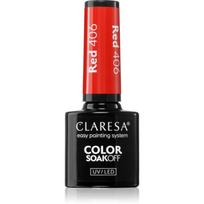 Claresa SoakOff UV/LED Color Rainbow Explosion gelinis nagų lakas atspalvis RED 406 5 g